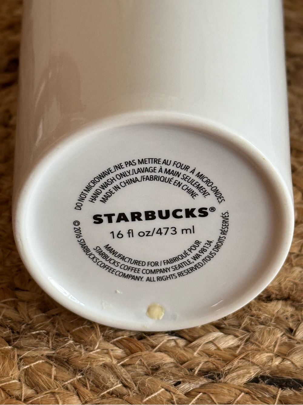 Starbucks Ceramic 2016 Travel Tumbler Rare 16 oz - Picture 3 of 5